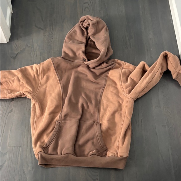 Madhappy Two-Tone Brown Hoodie - Picture 1 of 1